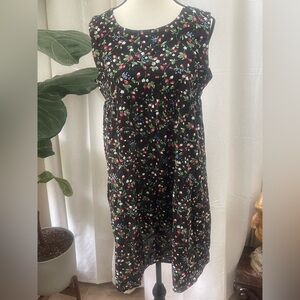 POL Sleeveless Strawberry Midi Sundress